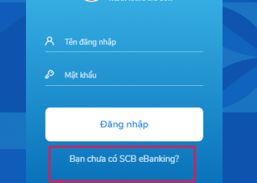 Cách đăng ký internet banking SCB online trên điện thoại tại nhà 2023