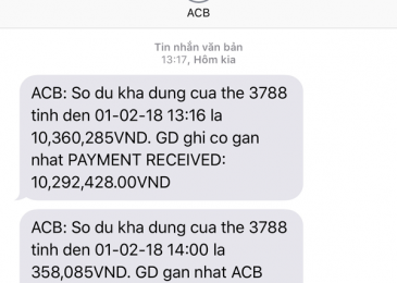 Cách Đăng Ký SMS Banking ACB Online Qua Điện Thoại 2022