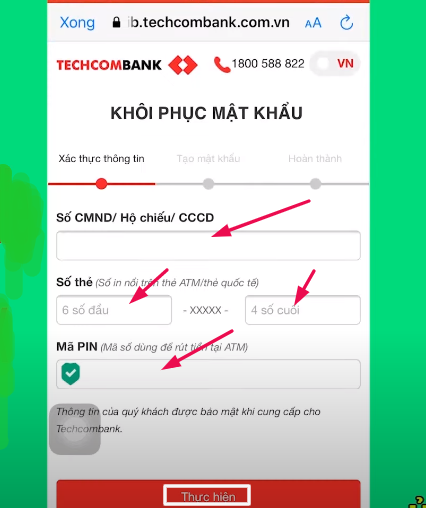 nhap-thong-tin-Techcombank-Online-Mobile