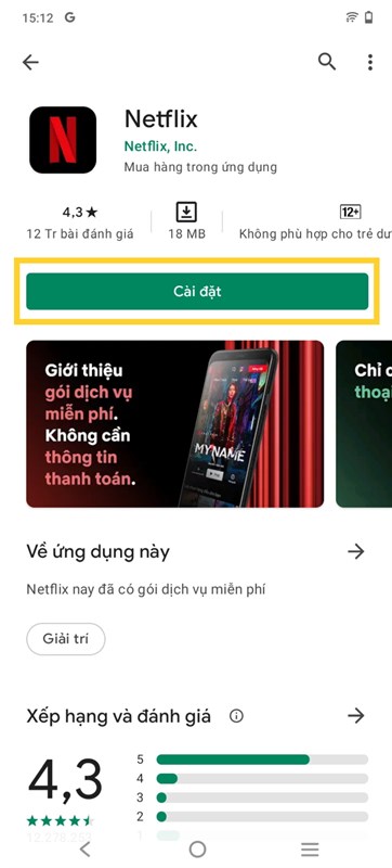 Cách đăng ký Netflix Free trên Android