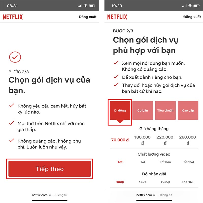 Cách đăng ký Netflix Free trên iphone