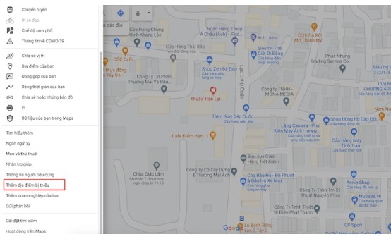 Cách đăng ký địa chỉ trên Google Map