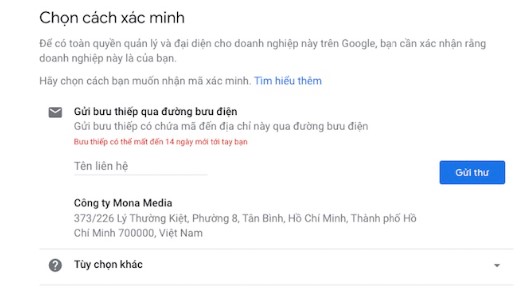 Cách đăng ký địa chỉ trên Google Map