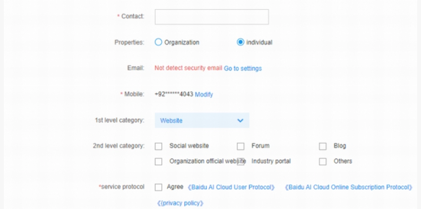 Cách đăng ký tài khoản Baidu bằng Gmail 4