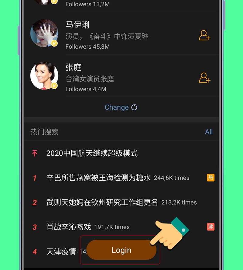 Cách đăng ký Weibo bằng Gmail trên điện thoại 3