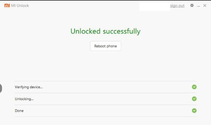 Unlock Xiaomi