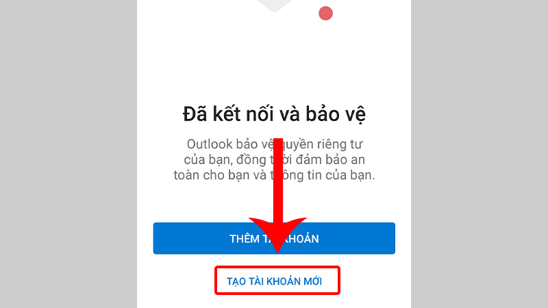 Cách đăng ký email Outlook trên điện thoại 1