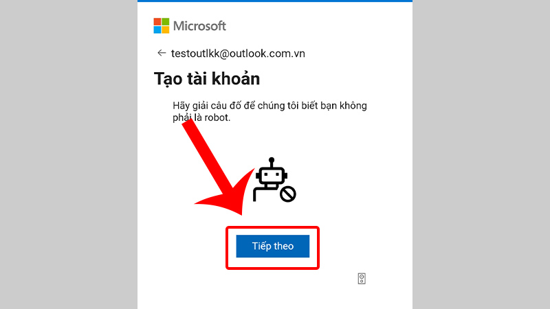 Cách đăng ký email Outlook trên điện thoại 4